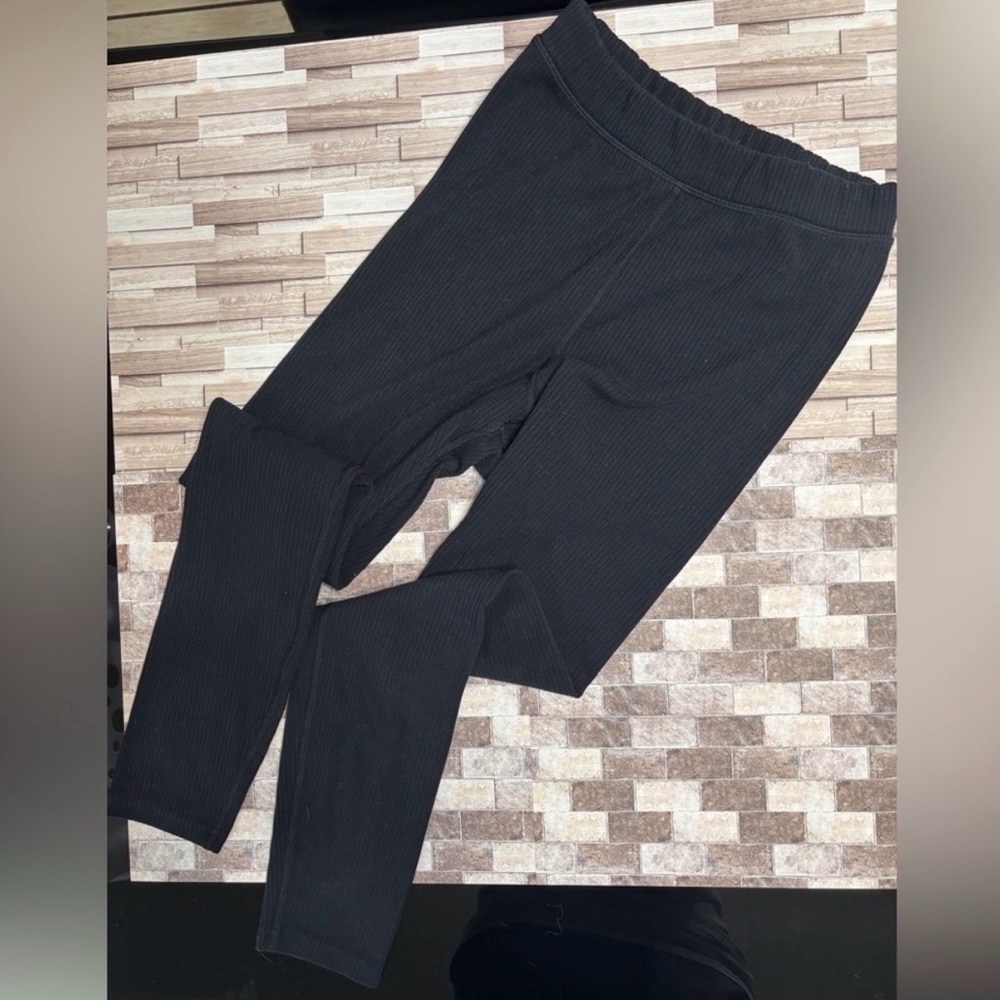 ALO Yoga XS Women’s Black Ribbed Leggings/Lounge Pants